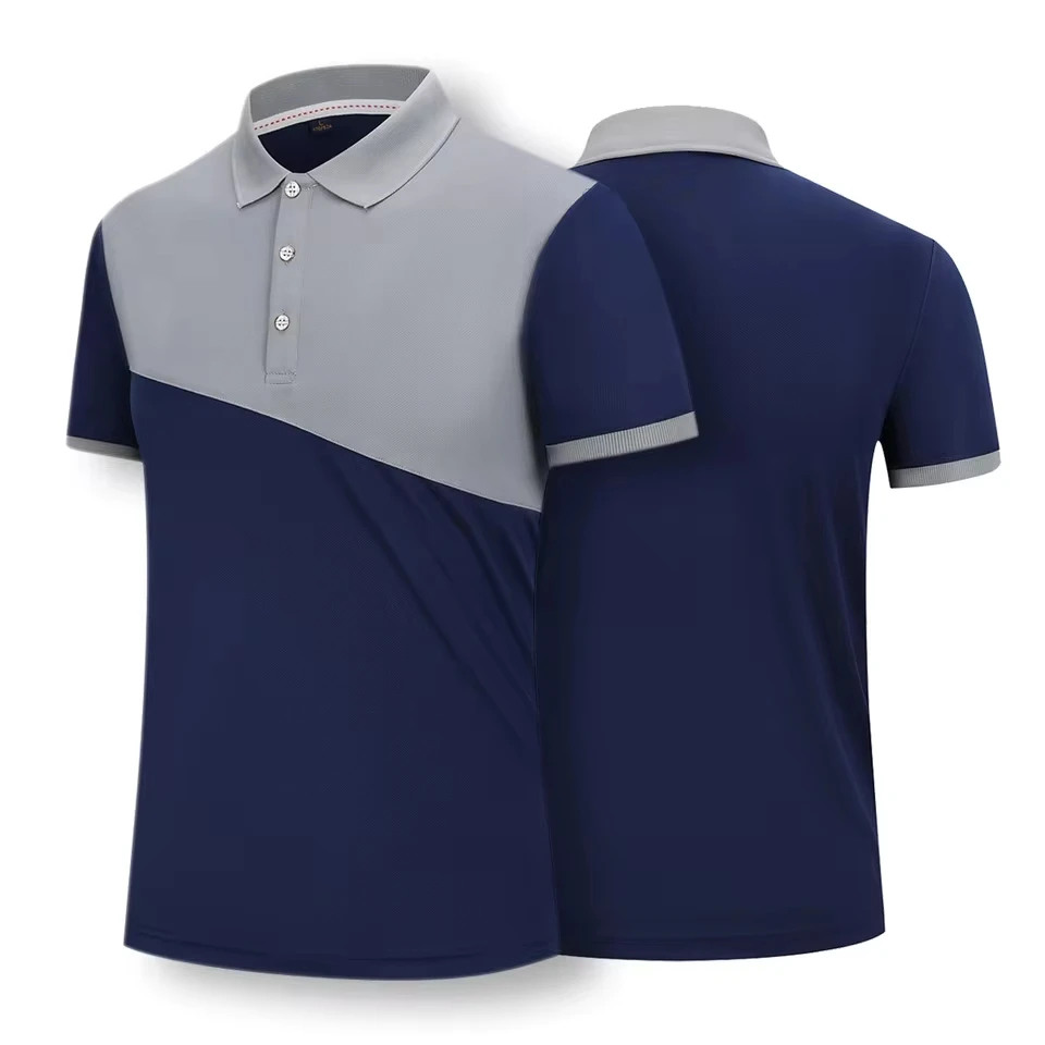 Color-coded T-shirts Casual Trendy Embroideried Spliced Short Sleeve Turn-down Collar Polo Shirts New Fashion Summer Clothes
Color-coded T-shirts Casual Trendy Embroideried Spliced Short Sleeve Turn-down Collar Polo Shirts New Fashion Summer Clothes