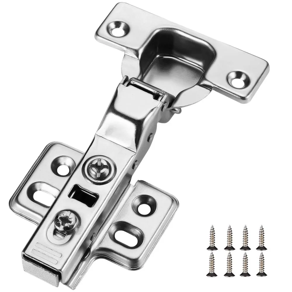 1 Pair Stainless Steel Hinges Fittings No Punch Kitchen Cabinets Wardrobe Door Hinge Furniture Hinges Hardware with Screws
1 Pair Stainless Steel Hinges Fittings No Punch Kitchen Cabinets Wardrobe Door Hinge Furniture Hinges Hardware with Screws