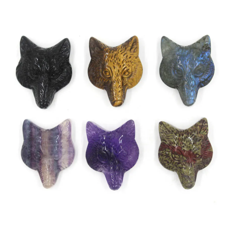 Wolf Crystal DIY For Pendants Reiki Pendulum Natural Stone Charms Crystal Fashion Jewelry Wholesale 10pcs
Wolf Crystal DIY For Pendants Reiki Pendulum Natural Stone Charms Crystal Fashion Jewelry Wholesale 10pcs