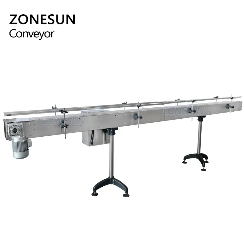 ZONESUN Automatic Custom 2m Length Chain Conveyor Belt Partner for Filling Machine Labeling Machine Production Line ZS-CB150
ZONESUN Automatic Custom 2m Length Chain Conveyor Belt Partner for Filling Machine Labeling Machine Production Line ZS-CB150