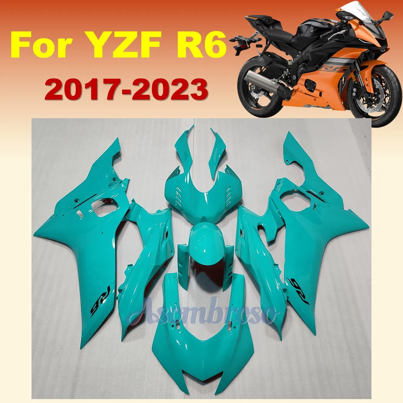 New ABS Blue Bodywork Set Motorcycle Fairing Kit Fit for Yamaha YZF R6 2017 2018 2019 2020 2021 2022 2023 yzf-r6 17-23
New ABS Blue Bodywork Set Motorcycle Fairing Kit Fit for Yamaha YZF R6 2017 2018 2019 2020 2021 2022 2023 yzf-r6 17-23 