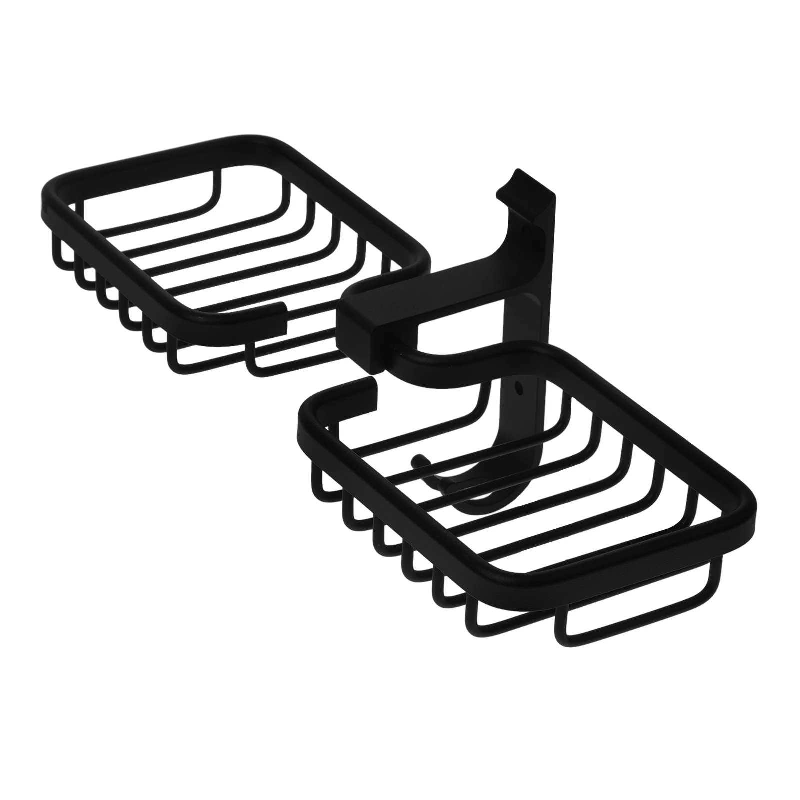 Soap Holder Bathroom Shelf Self Adhesive Tray Black Vintage Basket Storage Kitchen Wall Mounted Scouring Pad Rack
Soap Holder Bathroom Shelf Self Adhesive Tray Black Vintage Basket Storage Kitchen Wall Mounted Scouring Pad Rack