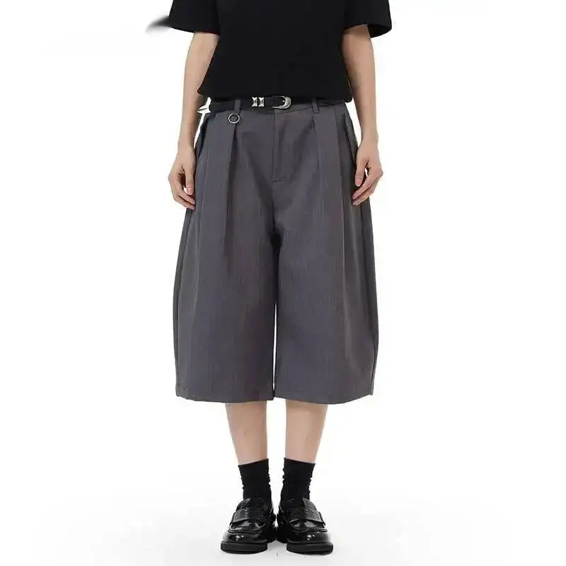 Formal Men's Striped Culottes Pleated Waist Loose Wide Leg Casual Streetwear Knee Length Pants 9XUHVU
Formal Men's Striped Culottes Pleated Waist Loose Wide Leg Casual Streetwear Knee Length Pants 9XUHVU