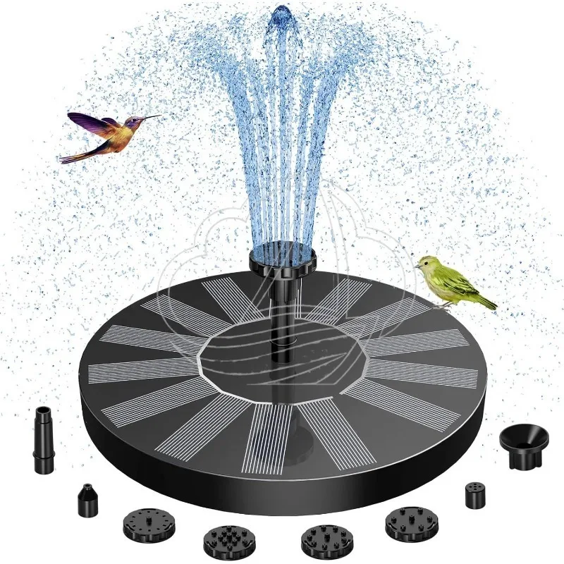 High Quality 16cm Solar Floating Fountain Pump LED Light Outdoor Bird Bath Pool Garden Courtyard Water Landscape Decoration
High Quality 16cm Solar Floating Fountain Pump LED Light Outdoor Bird Bath Pool Garden Courtyard Water Landscape Decoration