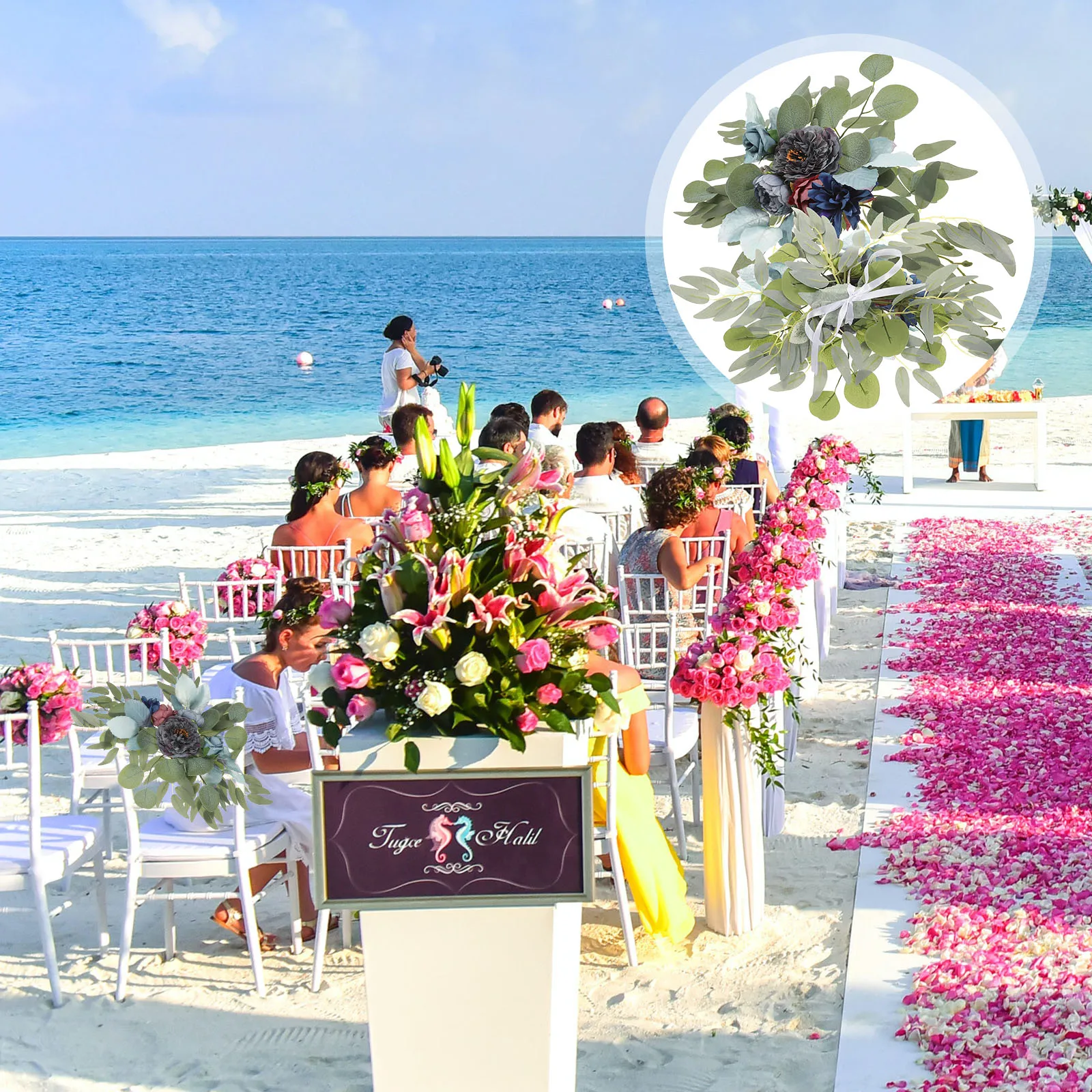 2pcs Wedding Arch Flowers Decoration for Ceremony Floral Arrangement Backdrop Wall Hanging Aisle Decorations for wedding
2pcs Wedding Arch Flowers Decoration for Ceremony Floral Arrangement Backdrop Wall Hanging Aisle Decorations for wedding