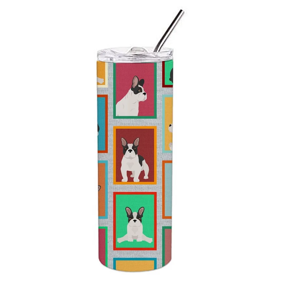 Lots of Black and White French Bulldog Stainless Steel Skinny Tumbler Vacuum Double Walled Reusable Insulated Tumbler Travel Cu
Lots of Black and White French Bulldog Stainless Steel Skinny Tumbler Vacuum Double Walled Reusable Insulated Tumbler Travel Cu