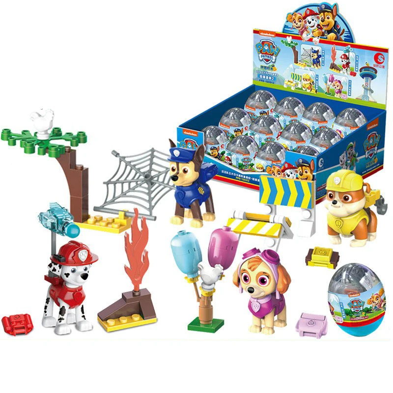 PAW Patrol Blind Box Building Blocks Eggs Rubble Skye/ Surprise Toys Kids Educational Assembly Toys Christmas Birthday Gifts
PAW Patrol Blind Box Building Blocks Eggs Rubble Skye/ Surprise Toys Kids Educational Assembly Toys Christmas Birthday Gifts