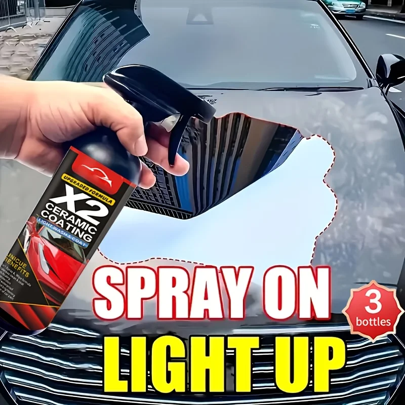 OUYAAQII 2pcs/3pcs Automotive Polishing Automotive Care Nanoceramic Coating Spray For Automotive Coatings, Automotive Maintenance, Automotive Liquid Ceramic Coatings, Glass Coating Protection
OUYAAQII 2pcs/3pcs Automotive Polishing Automotive Care Nanoceramic Coating Spray For Automotive Coatings, Automotive Maintenance, Automotive Liquid Ceramic Coatings, Glass Coating Protection