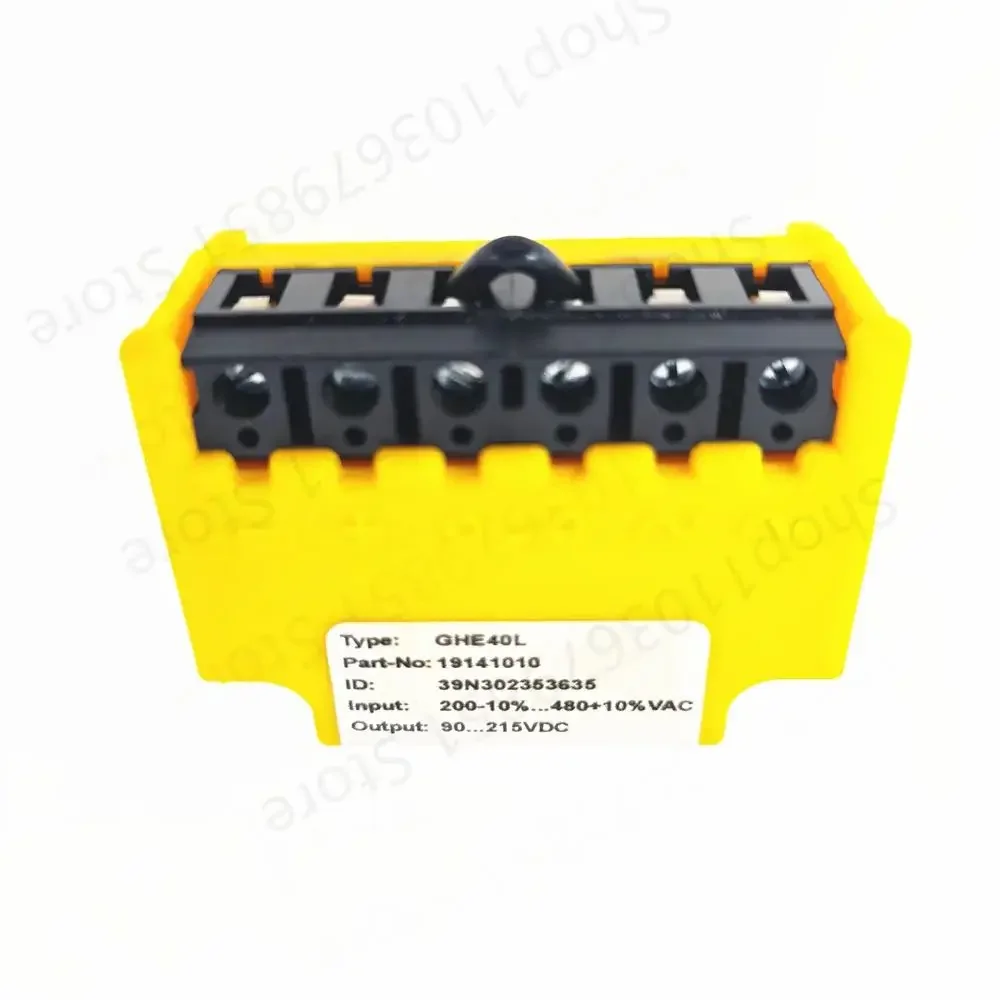 Rectifier GVE20L (19141000) GHE40L (19141010) For This
Rectifier GVE20L (19141000) GHE40L (19141010) For This