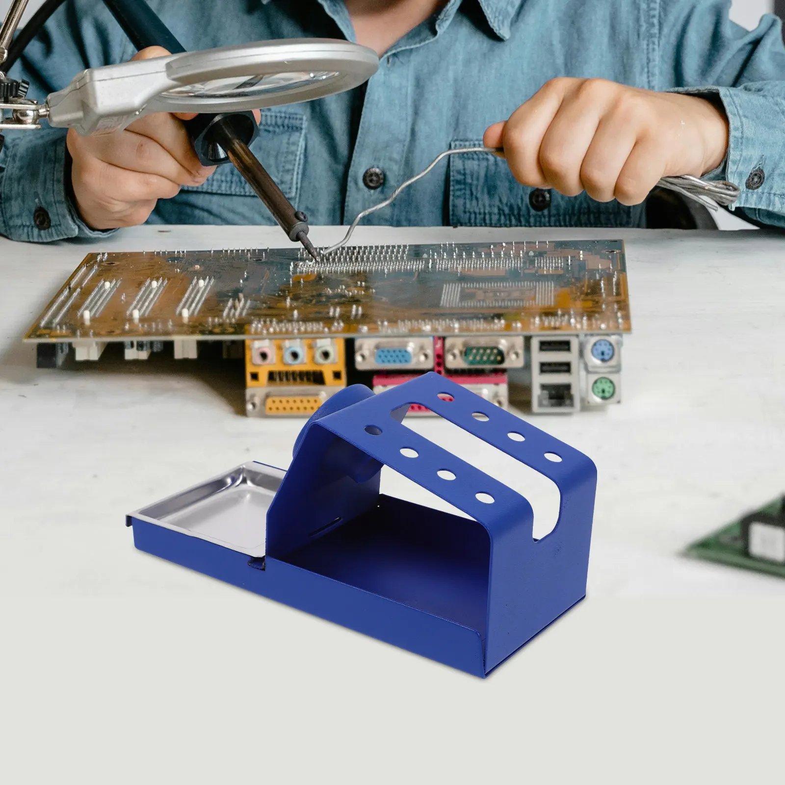 Soldering Iron Stand Holder Sleek Design Safe Resting Place Reliable Tool for Professional and DIY Soldering Needs
Soldering Iron Stand Holder Sleek Design Safe Resting Place Reliable Tool for Professional and DIY Soldering Needs