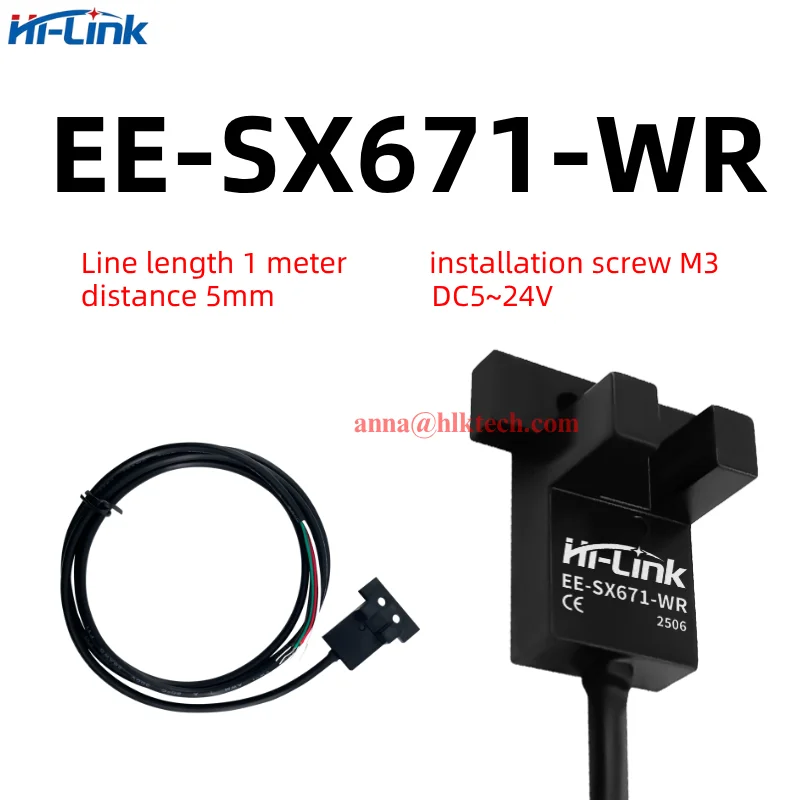 Hi Link 2pcsfree shipping SX671-WR infrared photoelectric limit switch sensor U slot L-shaped photoelectric switch
Hi Link 2pcsfree shipping SX671-WR infrared photoelectric limit switch sensor U slot L-shaped photoelectric switch