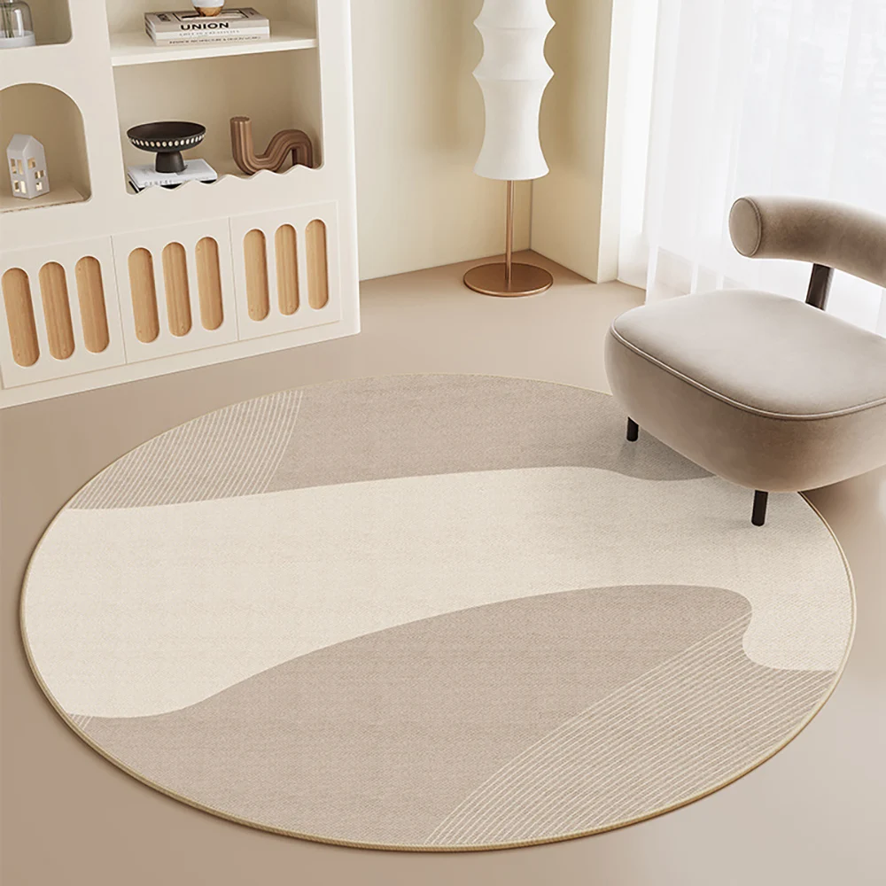 VIKAMA Round Minimalist Pattern Loop Pile Rug - Soft Durable Stain-Resistant Mat for Coffee Table, Living Room, Easy Care Decor
VIKAMA Round Minimalist Pattern Loop Pile Rug - Soft Durable Stain-Resistant Mat for Coffee Table, Living Room, Easy Care Decor