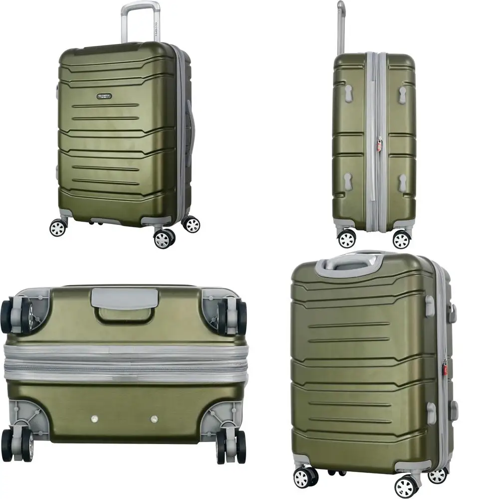 Расширяемый легкий 22-дюймовый чемодан для багажа с двойным спиннером и замком, размер ручной клади, необходимое для путешествий из США, Дании
Расширяемый легкий 22-дюймовый чемодан для багажа с двойным спиннером и замком, размер ручной клади, необходимое для путешествий из США, Дании