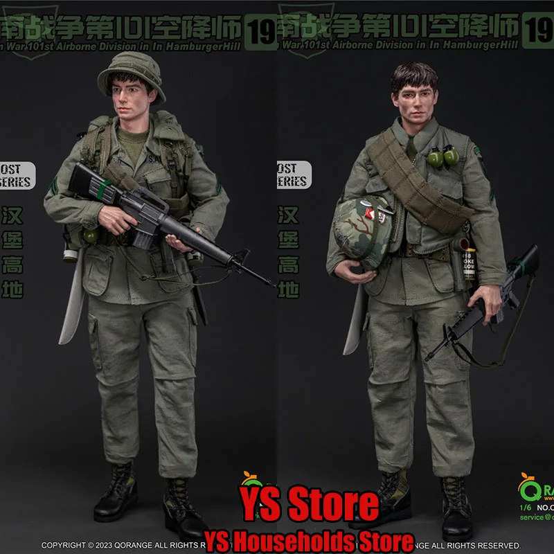 QORANGEQOTOYS 1/6 _ Вьетнамская война 101st, подразделение, воздушно-Капельное деление, модель солдата, 12 дюймов, полный комплект, Военная Мужская экшн-фигурка
QORANGEQOTOYS 1/6 _ Вьетнамская война 101st, подразделение, воздушно-Капельное деление, модель солдата, 12 дюймов, полный комплект, Военная Мужская экшн-фигурка
