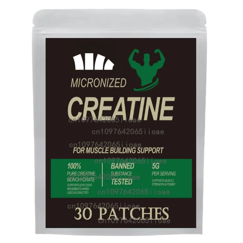 Creatine Monohydrate Transdermal Patches for Muscle Growth, Increased Strength, Enhanced Energy Output 30 Patches
Creatine Monohydrate Transdermal Patches for Muscle Growth, Increased Strength, Enhanced Energy Output 30 Patches