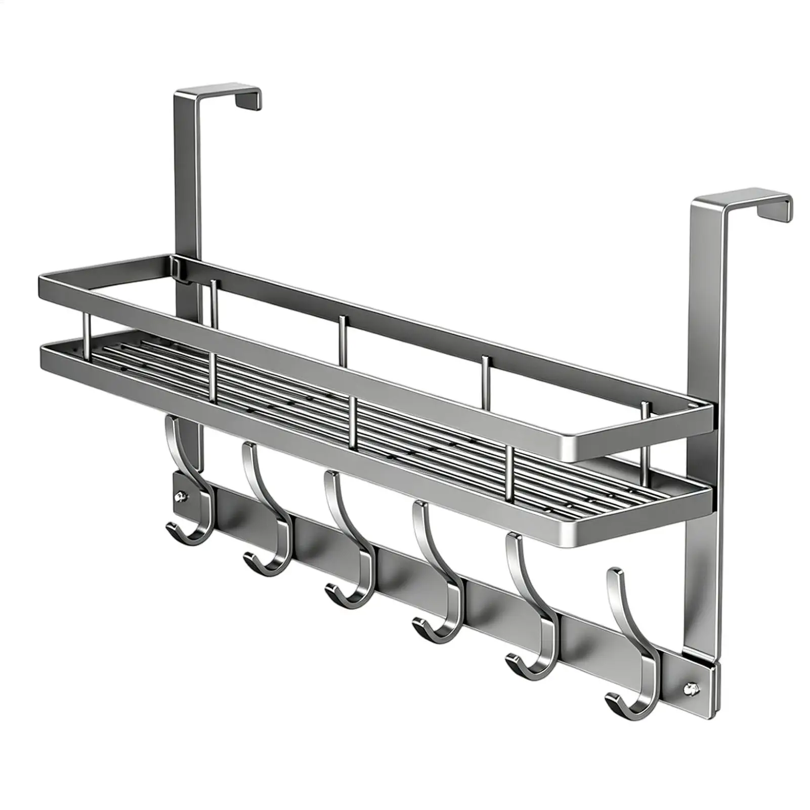 Over The Door Organizer With Basket And Hooks Carbon Steel Storage Hanger Door Towel Rack For Clothes Bag Key Robe Coat Towel
Over The Door Organizer With Basket And Hooks Carbon Steel Storage Hanger Door Towel Rack For Clothes Bag Key Robe Coat Towel