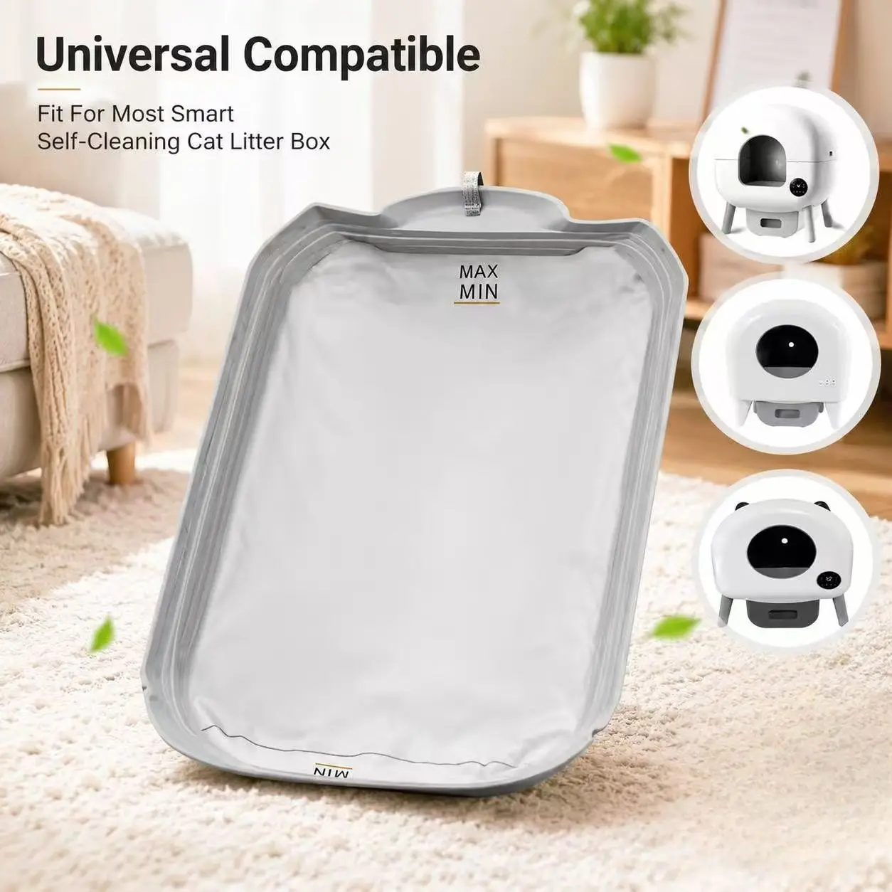 Smart Cat Litter Box Accessories Waterproof Pad Soft Fabric Basin Soft Mat Removable Liner For Automatic Cat Litter Box
Smart Cat Litter Box Accessories Waterproof Pad Soft Fabric Basin Soft Mat Removable Liner For Automatic Cat Litter Box