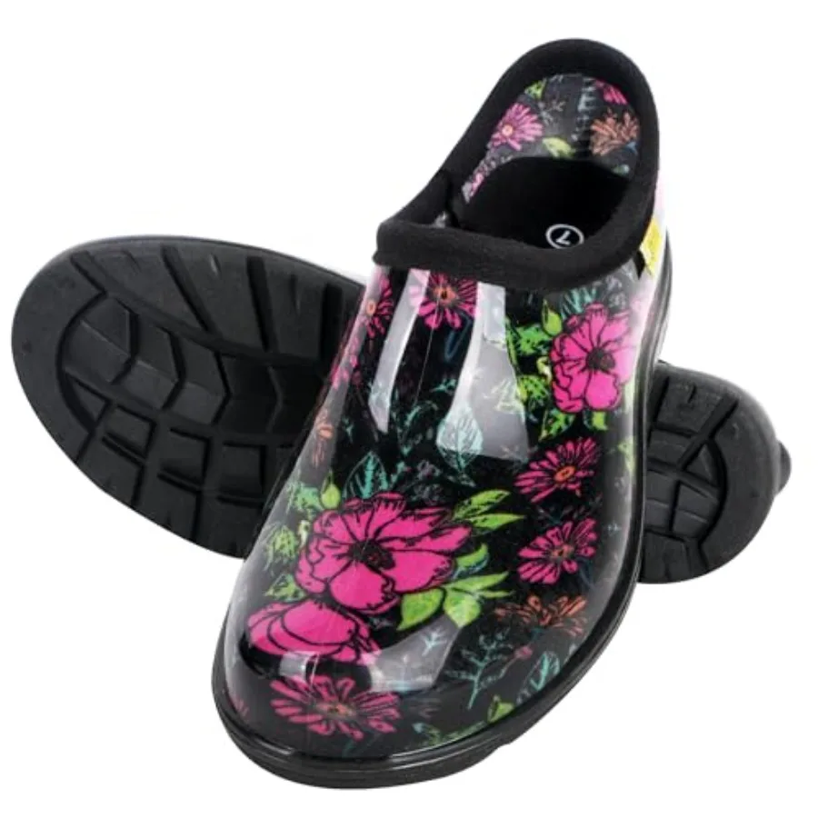 Flat Garden Shoes for Women Waterproof Slip-On Womens Rubber Rain Shoes Gardening Clogs with Comfort Insole
Flat Garden Shoes for Women Waterproof Slip-On Womens Rubber Rain Shoes Gardening Clogs with Comfort Insole