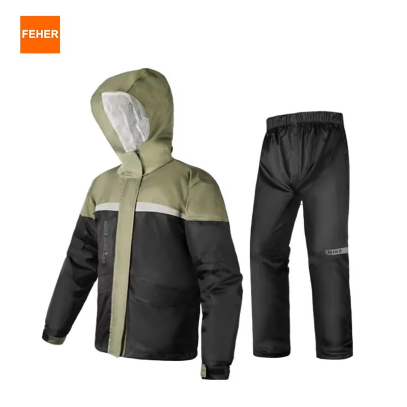 FEHER Motorcycle Raincoat Man Waterproof Soft Commuting High Quality Suitable for Dealing with Bad Weather Professional Raincoat
FEHER Motorcycle Raincoat Man Waterproof Soft Commuting High Quality Suitable for Dealing with Bad Weather Professional Raincoat