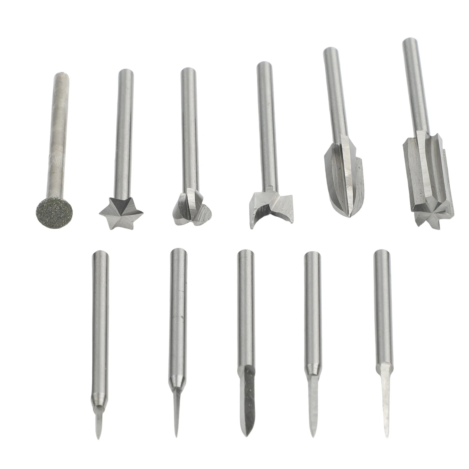 Wood Carving Drill Bits Set 11 Pieces with 1/8 Inch Shank for Rotary Tools Offering Efficient Cutting and Engraving Performance
Wood Carving Drill Bits Set 11 Pieces with 1/8 Inch Shank for Rotary Tools Offering Efficient Cutting and Engraving Performance