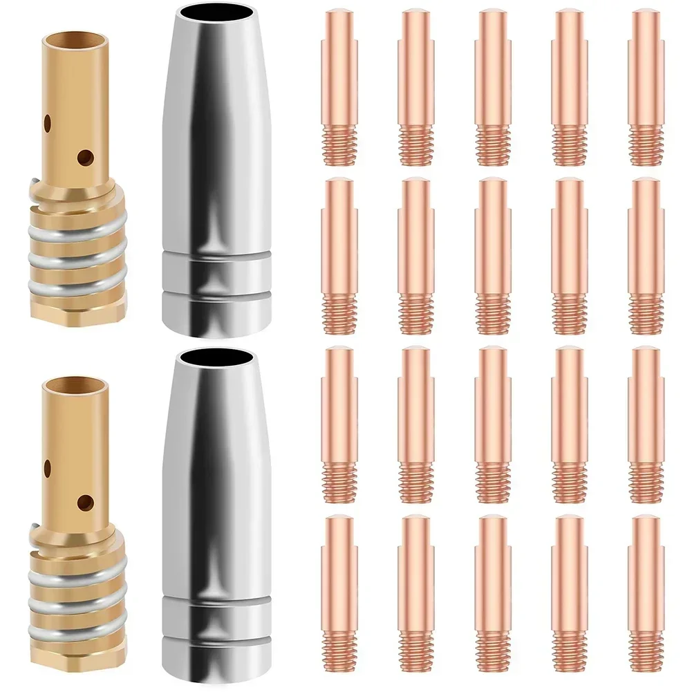 For MIG Welding Kit 24PCS Complete Set with Standard Size Contact Tips and Gas Diffusers Compatible with Bestarc Welder 
For MIG Welding Kit 24PCS Complete Set with Standard Size Contact Tips and Gas Diffusers Compatible with Bestarc Welder