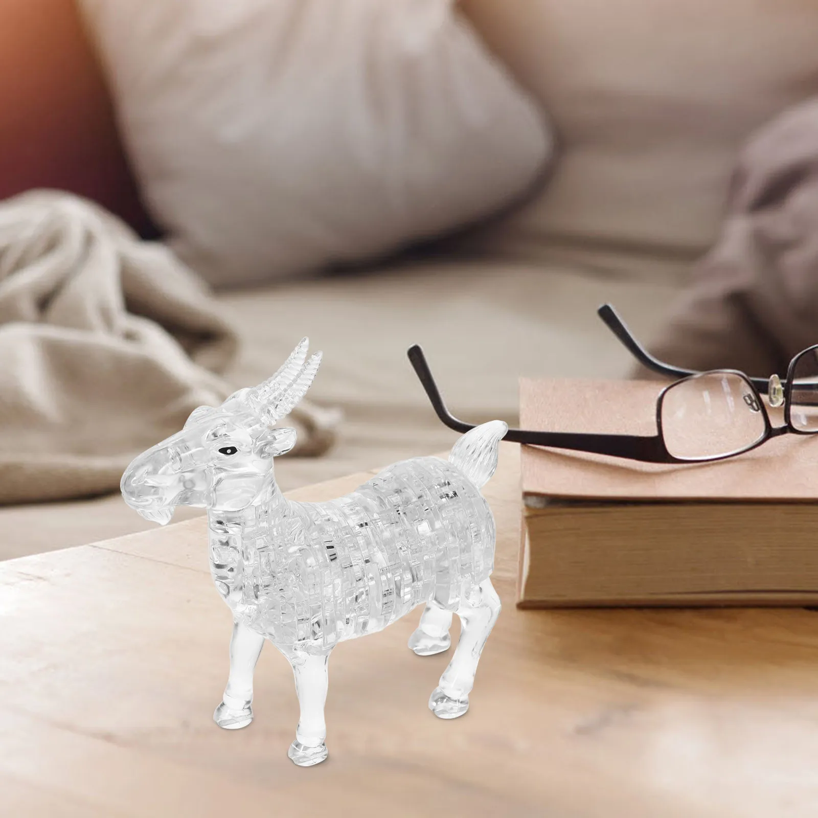 1Pcs Fashionable Crystal Glass Goat Ornament Creative Home Decor Item for Desk Bookshelf Cabinet Office Birthday Present
1Pcs Fashionable Crystal Glass Goat Ornament Creative Home Decor Item for Desk Bookshelf Cabinet Office Birthday Present