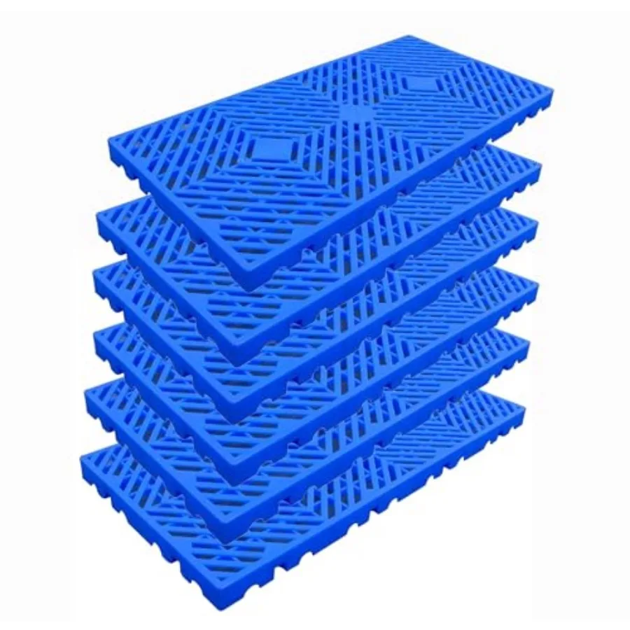 Plastic Pallets, Lightweight Moisture-Proof Floor Pallets, Breathable Grid Ventilation Pallet, for Kitchen Supermarket Garages
Plastic Pallets, Lightweight Moisture-Proof Floor Pallets, Breathable Grid Ventilation Pallet, for Kitchen Supermarket Garages