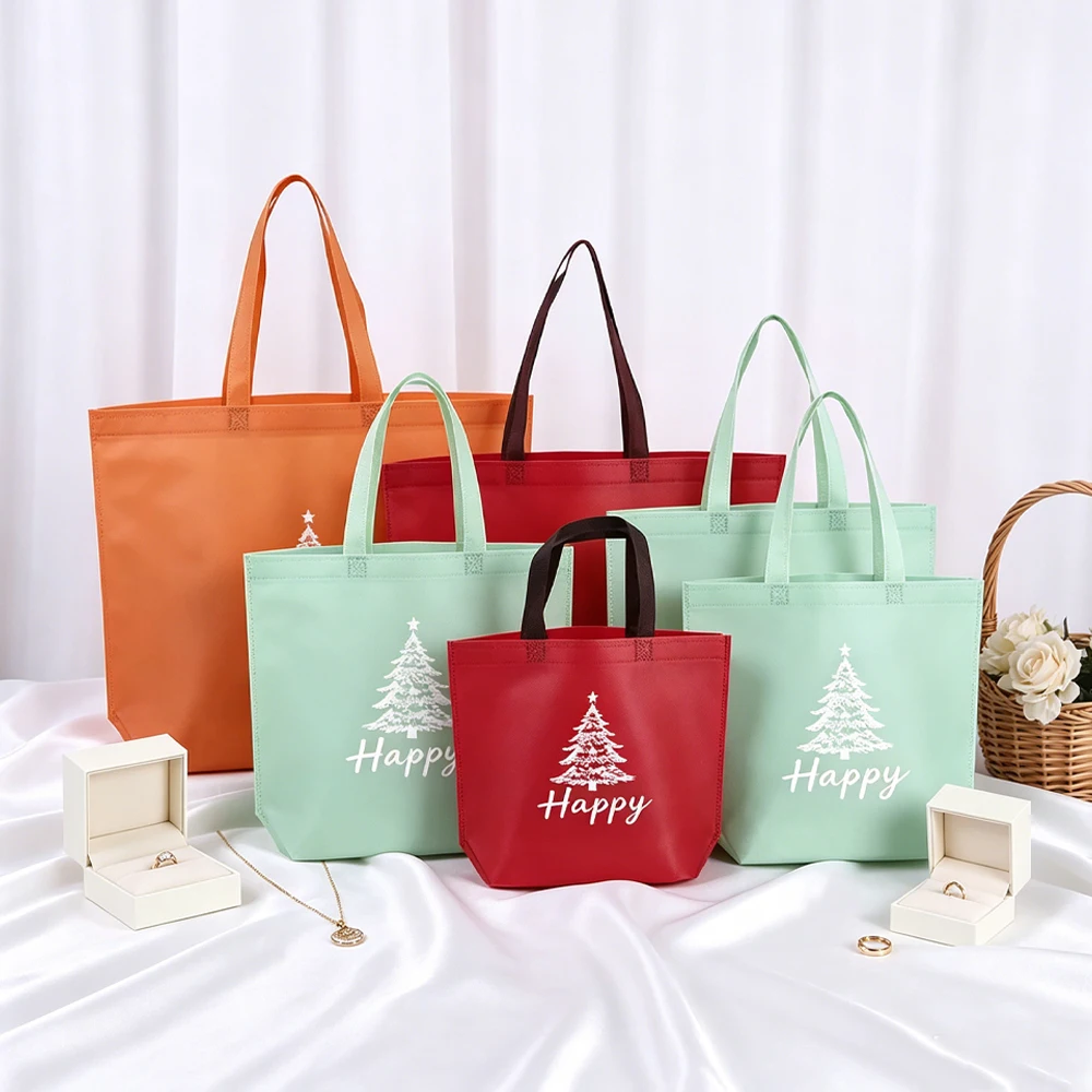 100Pcs Custom Logo Non-Woven Reusable Tote Bags with Handles for Weddings Gift Birthdays Party Favors Shopping Packaging Storage
100Pcs Custom Logo Non-Woven Reusable Tote Bags with Handles for Weddings Gift Birthdays Party Favors Shopping Packaging Storage