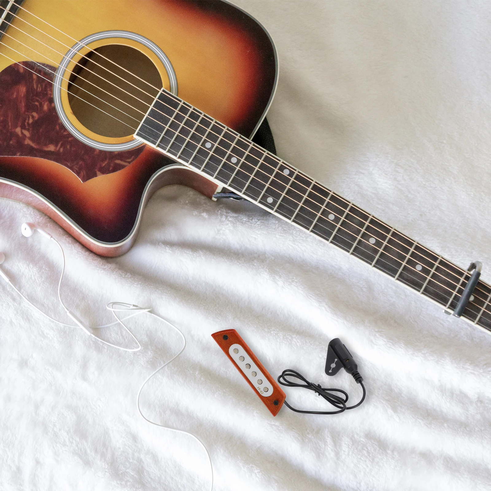 Acoustic Guitar Pickup Transducer Piezo Sound Hole Low Frequency Clear Volume Control Feedback Avoid Durability
Acoustic Guitar Pickup Transducer Piezo Sound Hole Low Frequency Clear Volume Control Feedback Avoid Durability