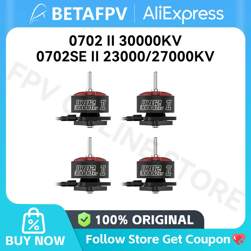 BETAFPV 0702SE 25000KV 0702 II 0702SE II 23000KV 27000KV 30000KV Brushless Motors Perfect for 65mm whoop drones
BETAFPV 0702SE 25000KV 0702 II 0702SE II 23000KV 27000KV 30000KV Brushless Motors Perfect for 65mm whoop drones