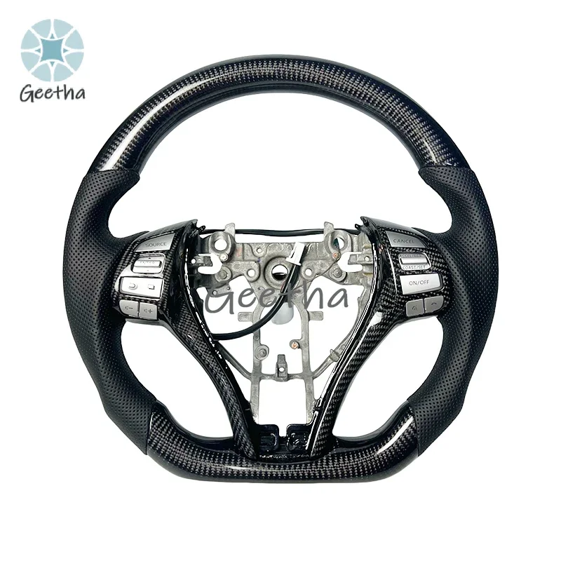 Genuine Carbon Fiber Sports Leather Steering Wheel for Nissan Teana Altima Carbon Fiber Steering Wheel
Genuine Carbon Fiber Sports Leather Steering Wheel for Nissan Teana Altima Carbon Fiber Steering Wheel