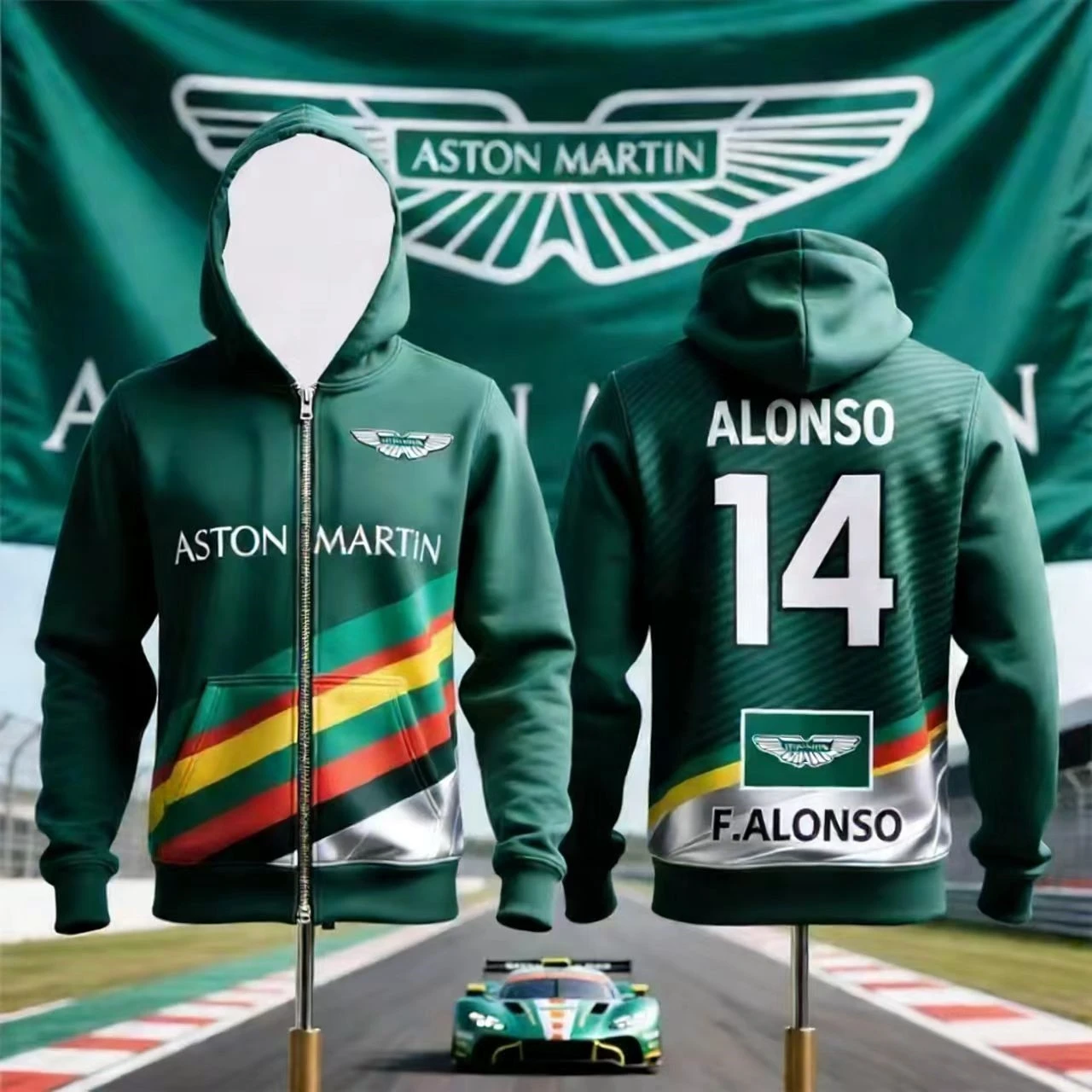 Aston Martin Fernando Alonso 14 Unisex Hoodie Zipper Fashion Outdoor Motorcycle Sweatshirt For Couples Spanish Racer Theme
Aston Martin Fernando Alonso 14 Unisex Hoodie Zipper Fashion Outdoor Motorcycle Sweatshirt For Couples Spanish Racer Theme