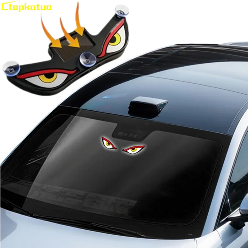 Funny LED Car Ambient Light Solar-Powered Dynamic Devil's Eye Glow Light With Suction Cup Type-C Charging for Truck Windshield
Funny LED Car Ambient Light Solar-Powered Dynamic Devil's Eye Glow Light With Suction Cup Type-C Charging for Truck Windshield