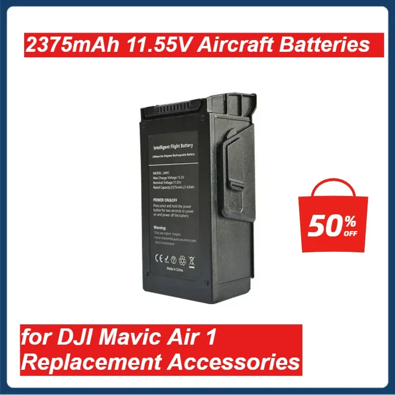 2375mAh 11.55V Aircraft Batteries for DJI Mavic Air 1 Replacement Accessories Flight Time Battery for Mavic Air Part
2375mAh 11.55V Aircraft Batteries for DJI Mavic Air 1 Replacement Accessories Flight Time Battery for Mavic Air Part