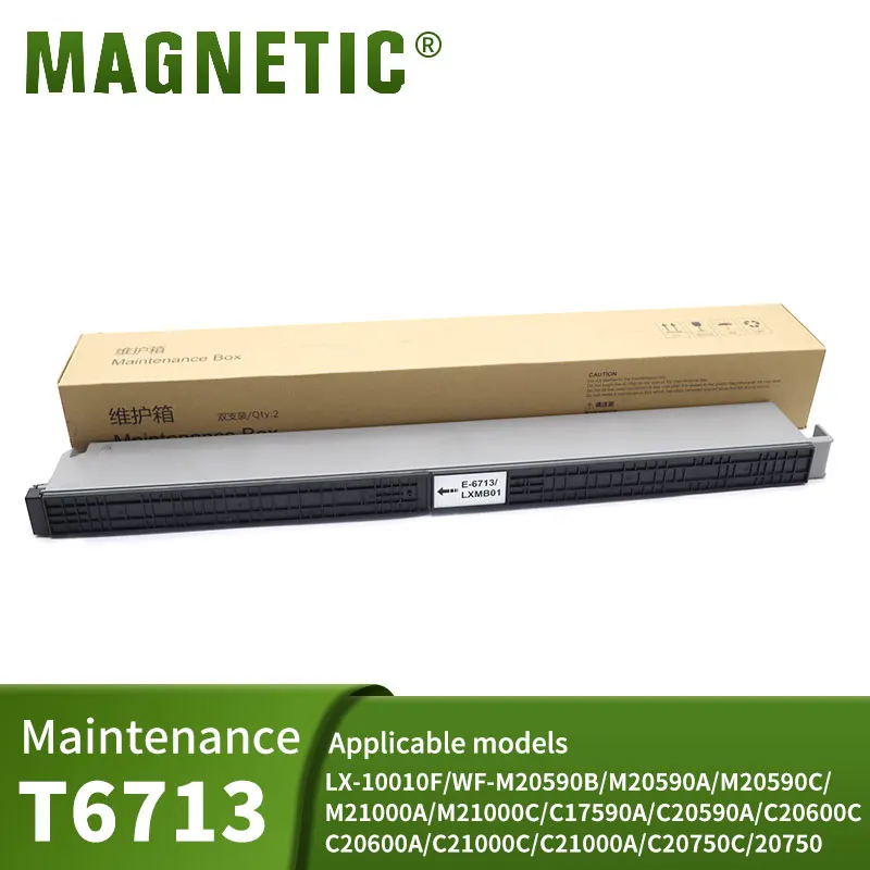 Обслуживающий резервуар T671300 T6713, совместимый с Epson WF-C20590 C17590 C20600 C20750 C21000 M21000, контейнер для обслуживания принтера T6713
Обслуживающий резервуар T671300 T6713, совместимый с Epson WF-C20590 C17590 C20600 C20750 C21000 M21000, контейнер для обслуживания принтера T6713