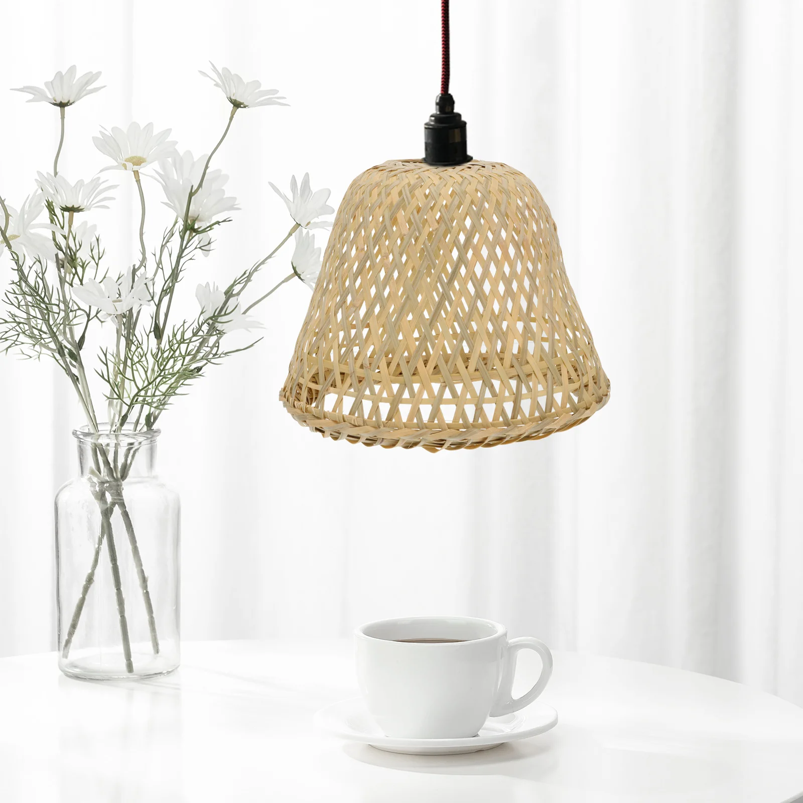 Bamboo Lampshade High Quality Woven Design DIY Table Frame Chandelier Light Decor Home Ceiling Cover Weaving Lampshade
Bamboo Lampshade High Quality Woven Design DIY Table Frame Chandelier Light Decor Home Ceiling Cover Weaving Lampshade