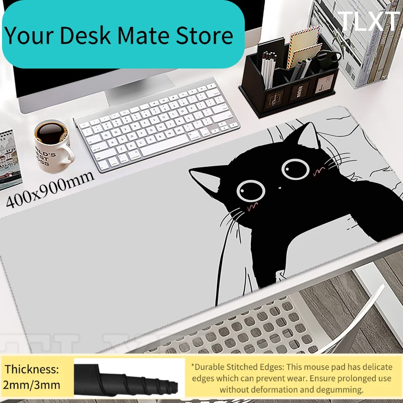 Cute Cat Large Mouse Mat Gaming Mousepad Big Gamer Mousepads 39.3x19.6in Rubber Keyboard Mats Office Desk Pad Grey Mouse Pads
Cute Cat Large Mouse Mat Gaming Mousepad Big Gamer Mousepads 39.3x19.6in Rubber Keyboard Mats Office Desk Pad Grey Mouse Pads