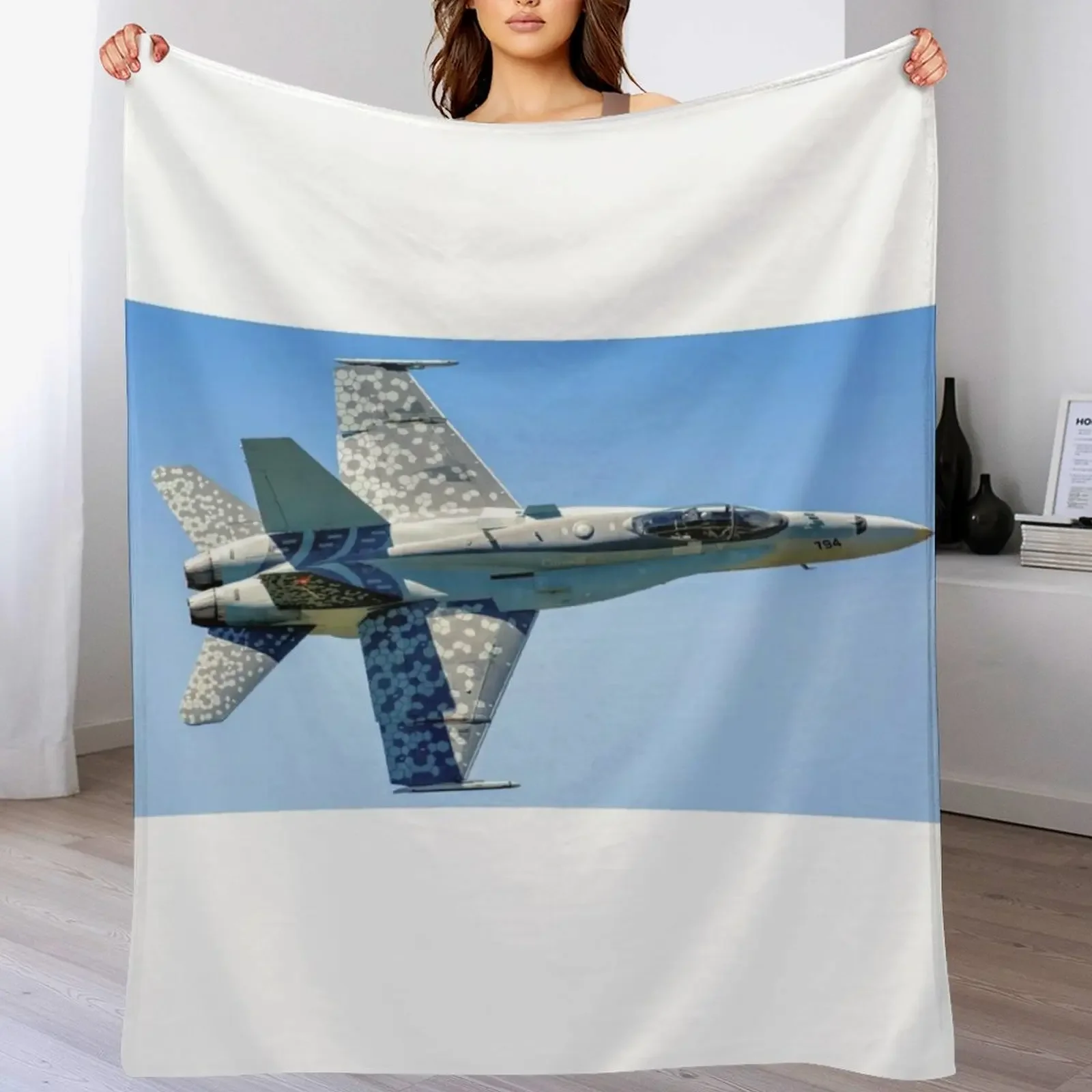 2022 CF18 demo jet painted in theme for 'Fighter Operations for Home and Abroad' Throw Blanket Quilt Bed linens Blankets
2022 CF18 demo jet painted in theme for 'Fighter Operations for Home and Abroad' Throw Blanket Quilt Bed linens Blankets