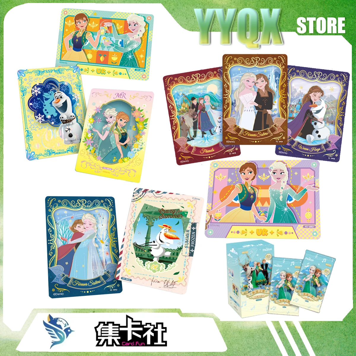 Card.Fun 2026 NEW Disney Frozen Elsa Anna Collection Card Peripheral Animations Cartoons Comics Surprise Gifts Cute Games
Card.Fun 2026 NEW Disney Frozen Elsa Anna Collection Card Peripheral Animations Cartoons Comics Surprise Gifts Cute Games