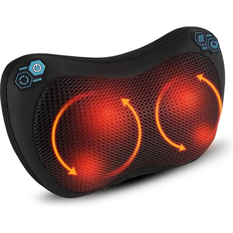 Full Shiatsu Neck Massager Pillow Head Back Neck Roll Kneading Massager Shiatsu Body Massage Pillow
Full Shiatsu Neck Massager Pillow Head Back Neck Roll Kneading Massager Shiatsu Body Massage Pillow