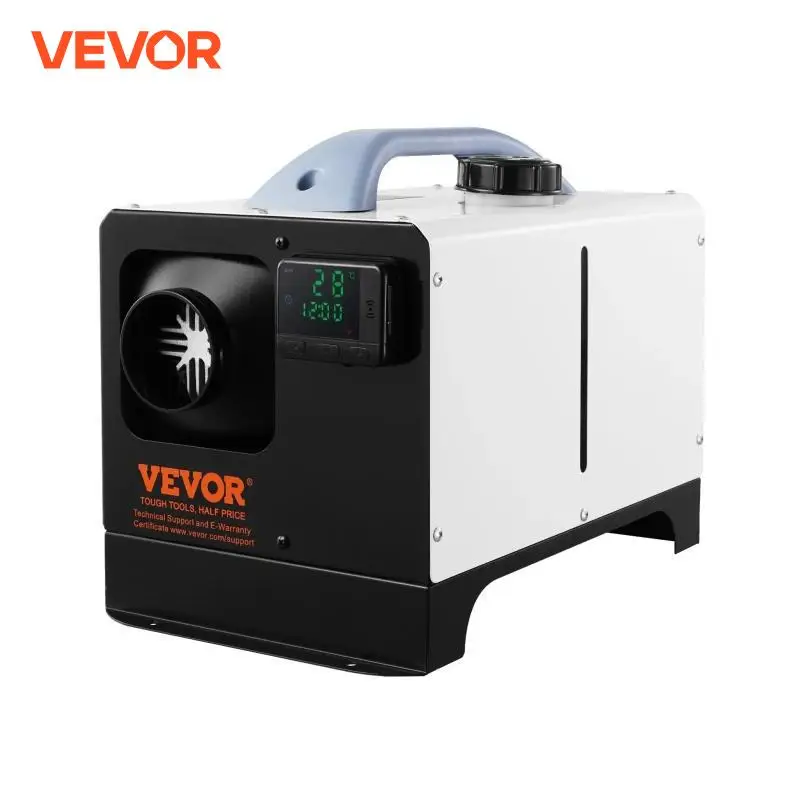 VEVOR Diesel Heater 5-8KW Diesel Air Heater All in One with Remote Control and LCD Screen Fast Heating Low Noise Portable Heater
VEVOR Diesel Heater 5-8KW Diesel Air Heater All in One with Remote Control and LCD Screen Fast Heating Low Noise Portable Heater