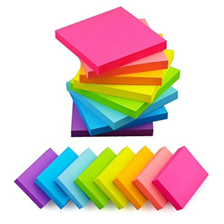 16 Pads 8 Pads 3x3 Sticky Notes and 8 Pads 1.5x2 Sticky Notes 8 Bright Multi Colors Self-Stick Notes 90 Sheet/Pad
16 Pads 8 Pads 3x3 Sticky Notes and 8 Pads 1.5x2 Sticky Notes 8 Bright Multi Colors Self-Stick Notes 90 Sheet/Pad