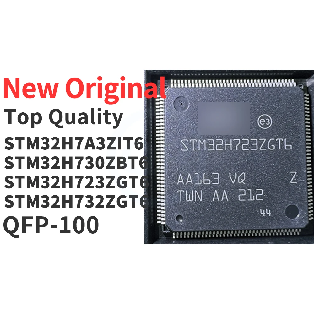 (1 шт.) STM32H7A3ZIT6 STM32H730ZBT6 STM32H723ZGT6 STM32H732ZGT6 QFP-100 Новый оригинальный
(1 шт.) STM32H7A3ZIT6 STM32H730ZBT6 STM32H723ZGT6 STM32H732ZGT6 QFP-100 Новый оригинальный