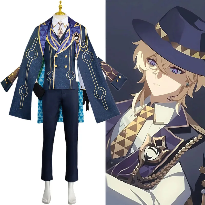 Honkai Star Rail Aventurine Cosplay Costume Aventurine Honkai Cosplay Blue Outfit Halloween Carnival Party Role Play Uniform Men
Honkai Star Rail Aventurine Cosplay Costume Aventurine Honkai Cosplay Blue Outfit Halloween Carnival Party Role Play Uniform Men