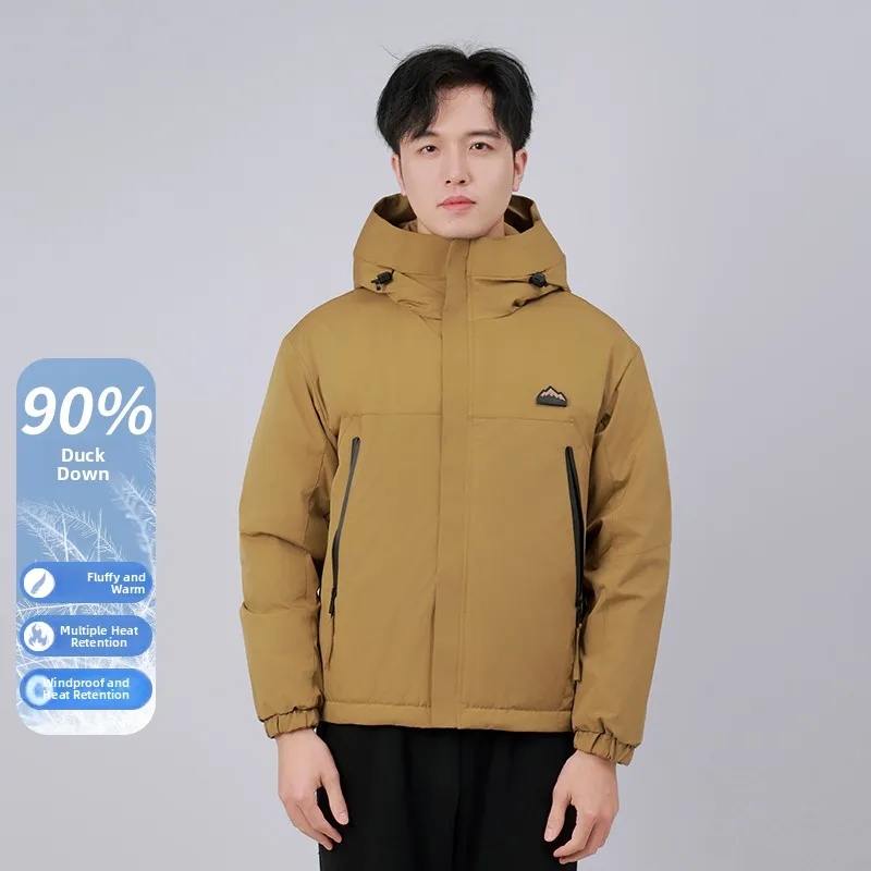 Men's Faionable Winter Outdoor Windproof Warm Casual Hooded down Jaet Polyester Fabric Du down Filling Thiened Modern...
Men's Faionable Winter Outdoor Windproof Warm Casual Hooded down Jaet Polyester Fabric Du down Filling Thiened Modern...