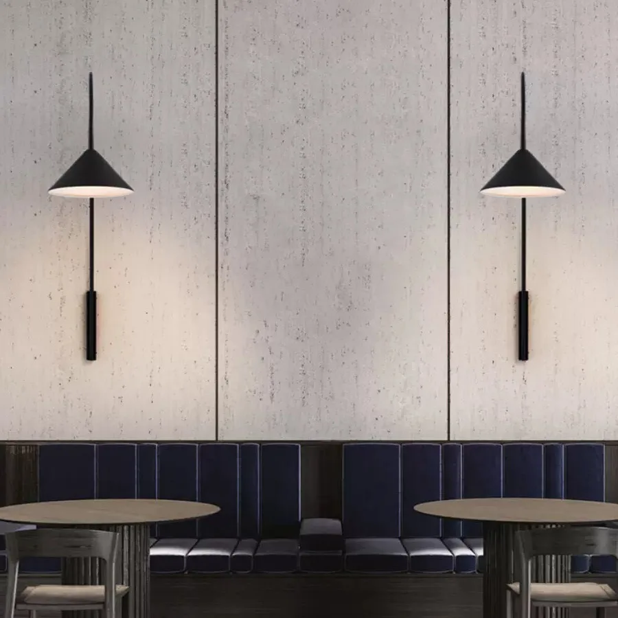 Modern minimalist wall lamp Nordic creative background light engineering decoration living room lrestaurant ong pole wall lamps
Modern minimalist wall lamp Nordic creative background light engineering decoration living room lrestaurant ong pole wall lamps
