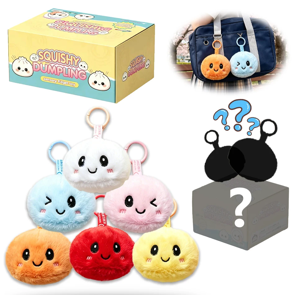 Cute Cartoon Dumpling Squishy Plush Keychain Blind Box Soft Stress Relief Fidget Toy Bag Pendant Girl Keychain Decoration Gift
Cute Cartoon Dumpling Squishy Plush Keychain Blind Box Soft Stress Relief Fidget Toy Bag Pendant Girl Keychain Decoration Gift