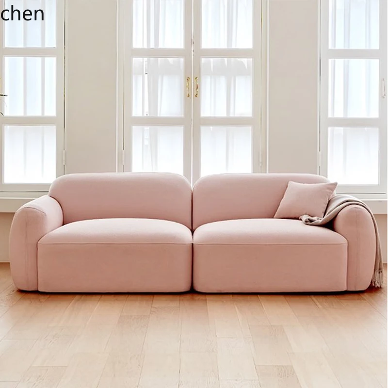 ZML modern simple sofa small apartment living room B & B hotel retro lamb wool straight row 
ZML modern simple sofa small apartment living room B & B hotel retro lamb wool straight row