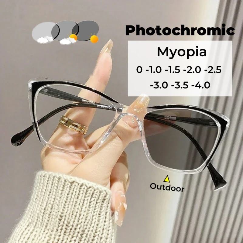 Новые модные фотохромные очки для близорукости в большой оправе для мужчин и женщин, очки с защитой от синего света, ультра легкие очки унисекс
Новые модные фотохромные очки для близорукости в большой оправе для мужчин и женщин, очки с защитой от синего света, ультра легкие очки унисекс