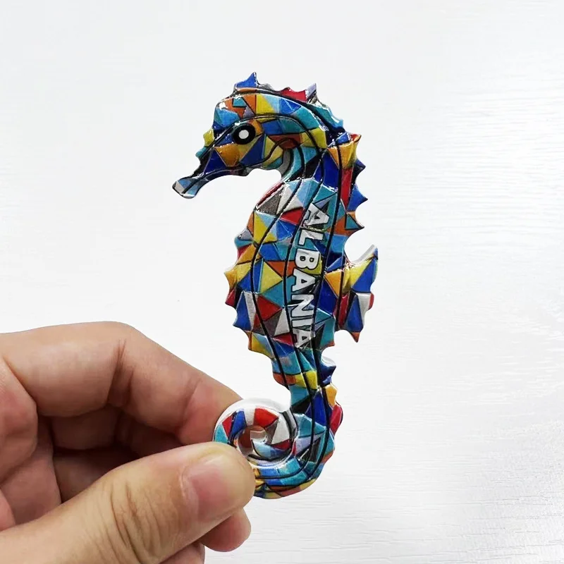 Albanian Seahorse Relief Mosaic Magnetic Fridge Magnet Personalized Creative 3D Magnetic Stickers Decorations
Albanian Seahorse Relief Mosaic Magnetic Fridge Magnet Personalized Creative 3D Magnetic Stickers Decorations